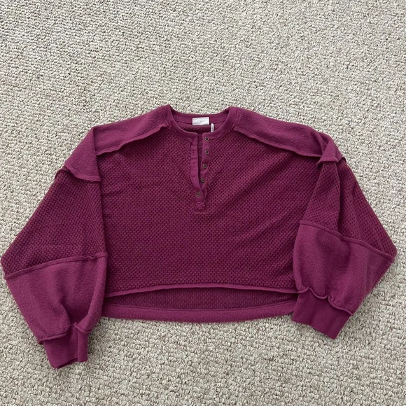 Urban Outfitters Pink Off-the-Shoulder Sweater - Picture 4 of 4